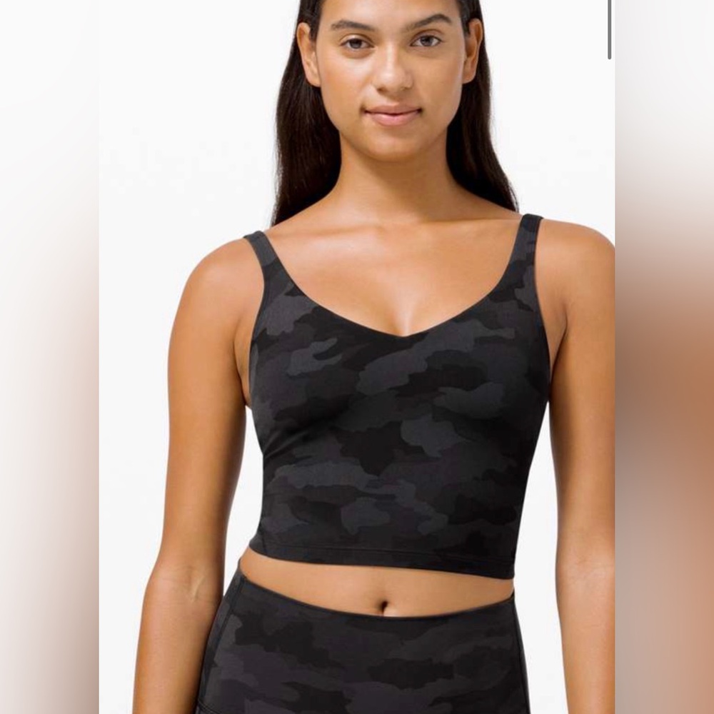 Lululemon Align Tank — Black Camo — Size 6 - WORN